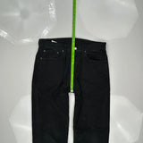 Levis Cord Trousers - 35″ Waist Black Cotton