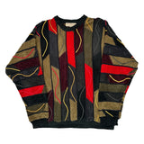 Norm Thompson Sweater - XL Multicoloured Cotton Blend