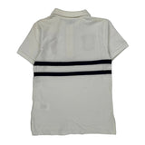 Age 6 Polo By Ralph Lauren Striped Polo Shirt - XS White Cotton