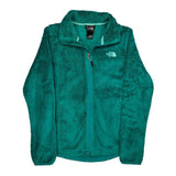 The North Face Fleece Jacket - Small Green Polyester