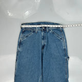 Polo By Ralph Lauren Double Knee Carpenter Jeans - 32W 31L Blue Cotton