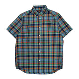 Age 14 Ralph Lauren Checked Short Sleeve Shirt - XL Multicoloured Cotton