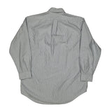 Ralph Lauren Striped Shirt - Large Blue Cotton