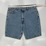 Levis Denim Shorts - 36W 13L Blue Cotton