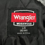 Wrangler Jacket - Large Gray Cotton