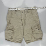 Levis Cargo Shorts - 34W 11L Beige Cotton