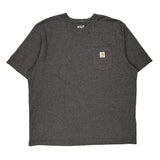 Carhartt T-Shirt - 2XL Grey Cotton