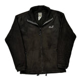 Jack Wolfskin Fleece Jacket - Medium Black Polyester