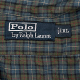Polo By Ralph Lauren Checked Shirt - XL Blue Cotton