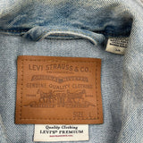 Levis Denim Jacket - Large Light Wash Denim