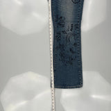 Company 81 Graphic Jeans - 28W 32L Blue Cotton