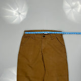 Dakota Grizzly Carpenter Trousers - 32W 30L Brown Cotton