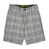 Lee Checked Shorts - 28W 9L Gray Cotton