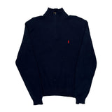 Polo By Ralph Lauren 1/4 Zip - XL Navy Cotton