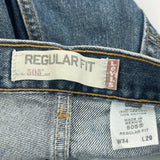 505 Levis Denim Shorts - 33W 9L Blue Cotton