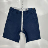 Polo By Ralph Lauren Chino Shorts - 30W 9L Blue Cotton