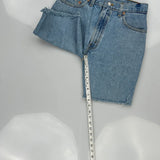Levis Denim Shorts - 26W UK 6 Blue Denim
