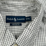 Ralph Lauren Checked Shirt - XL Black Cotton