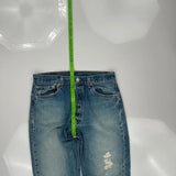 501 Levis Jeans - 30W 27L Blue Denim
