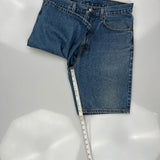 Levis Denim Shorts - 34W 10L Blue Cotton