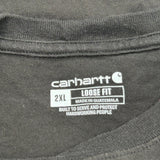 Carhartt T-Shirt - 2XL Black Cotton