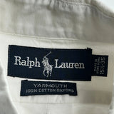 Yarmouth Ralph Lauren Shirt - Medium White Cotton