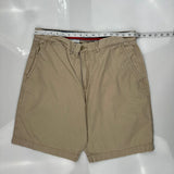 Tommy Hilfiger Chino Shorts - 34W 10L Beige Cotton