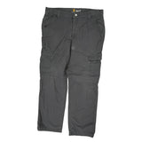 Carhartt Cargo Trousers - 38W 32L Grey Cotton Blend