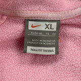 Nike Fleece Jacket - XL Pink Polyester