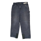 Carhartt Carpenter Trousers - 32W 30L Grey Cotton