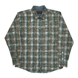 Wrangler Tall Patterned Shirt - 2XL Multicoloured Cotton