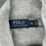 Polo By Ralph Lauren 1/4 Zip - XL Grey Cotton