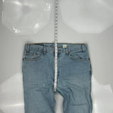 505 Levis Jeans - 39W 30L Light Wash Cotton