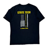 State Tech Electrical Technology Carhartt Graphic T-Shirt - Large Navy Cotton