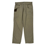 Wrangler Cargo Trousers - 32W 30L Khaki Cotton
