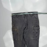Carhartt Cargo Trousers - 38W 32L Grey Cotton