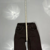 550 Levis Jeans - 24W UK 4 Brown Cotton