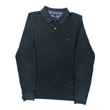 Tommy Hilfiger Slim Fit Polo Shirt - Medium Grey Cotton