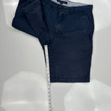 Tommy Hilfiger Chino Shorts - 32W 9L Navy Cotton