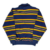 Polo By Ralph Lauren Striped 1/4 Zip - XL Blue Cotton