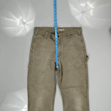 Carhartt Carpenter Trousers - 32W 32L Beige Cotton
