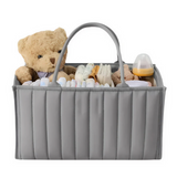 Anysort Mommy Diaper Bag Rectangular Line Pattern Basket Storage Stackers And Caddies Storage Organizer