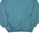 Mens Blue Polyester Blend Zip Jacket XL Lightweight Plain Casual Outerwear