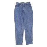 Womens Blue Relaxed Fit Denim Jeans W26 L29 Cotton Blend Zip Pockets