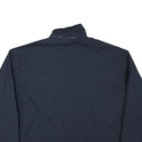 ALASKA Mens Navy Blue & Yellow Jacket XL Polyester Blend Plain Zip Casual
