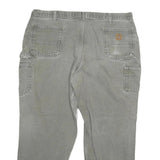 CARHARTT Mens Relaxed Work Jeans Grey Denim W44 L27 Durable Heavy Cotton