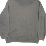 CARHARTT Mens Grey Hoodie XL Cotton Blend Pullover Logo Print Workwear