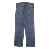 DICKIES Mens Jeans Blue Regular Straight Denim Medium W36 L34 Workwear Zip