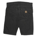 CARHARTT Mens Black Casual Shorts XL W40 Cotton Durable Workwear