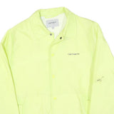CARHARTT Mens Yellow Jacket S Polyester Blend Plain Zip Casual Lightweight